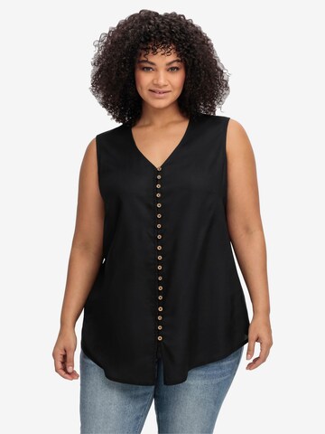 sheego by Joe Browns Top in Schwarz: predná strana