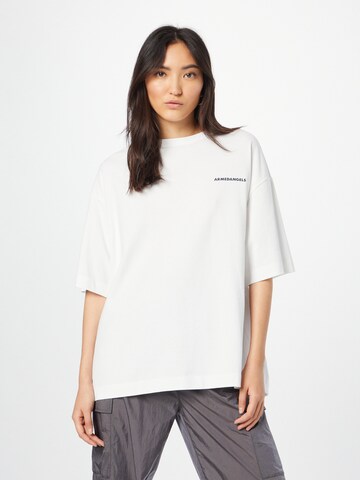 ARMEDANGELS Oversized shirt 'Laura' in White: front