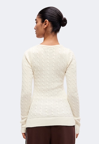 HOLLISTER Sweater in White: back
