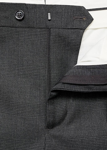MANGO MAN Slim fit Pleated Pants 'Milan' in Grey