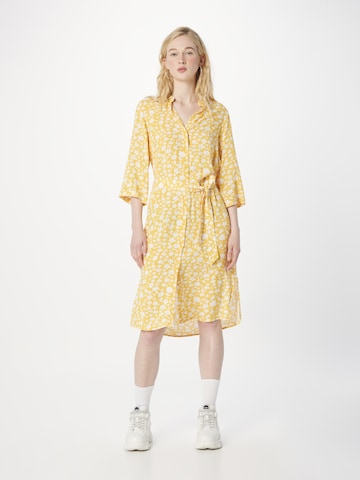 VILA Shirt Dress 'CELINA' in Yellow