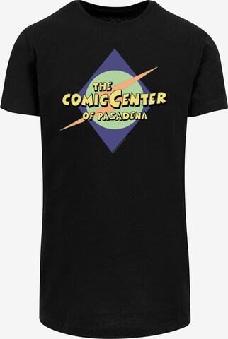 F4NT4STIC Shirt 'The Comic Center' in Zwart: voorkant