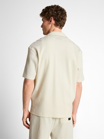 TOM TAILOR DENIM Comfort fit Button Up Shirt in White