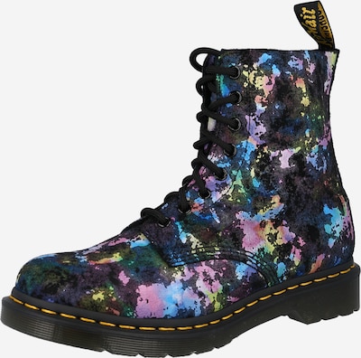 Bocanci cu șireturi Dr. Martens pe albastru deschis / verde / roz / negru, Vizualizare produs