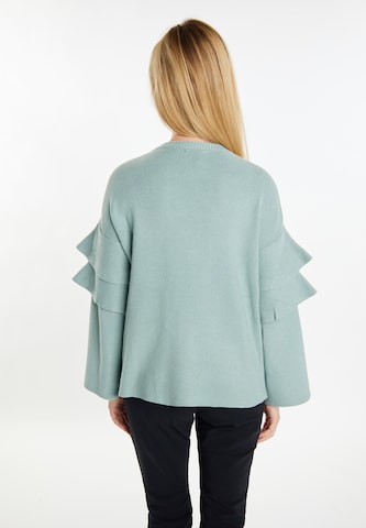 usha WHITE LABEL - Pullover 'Pryam' em verde