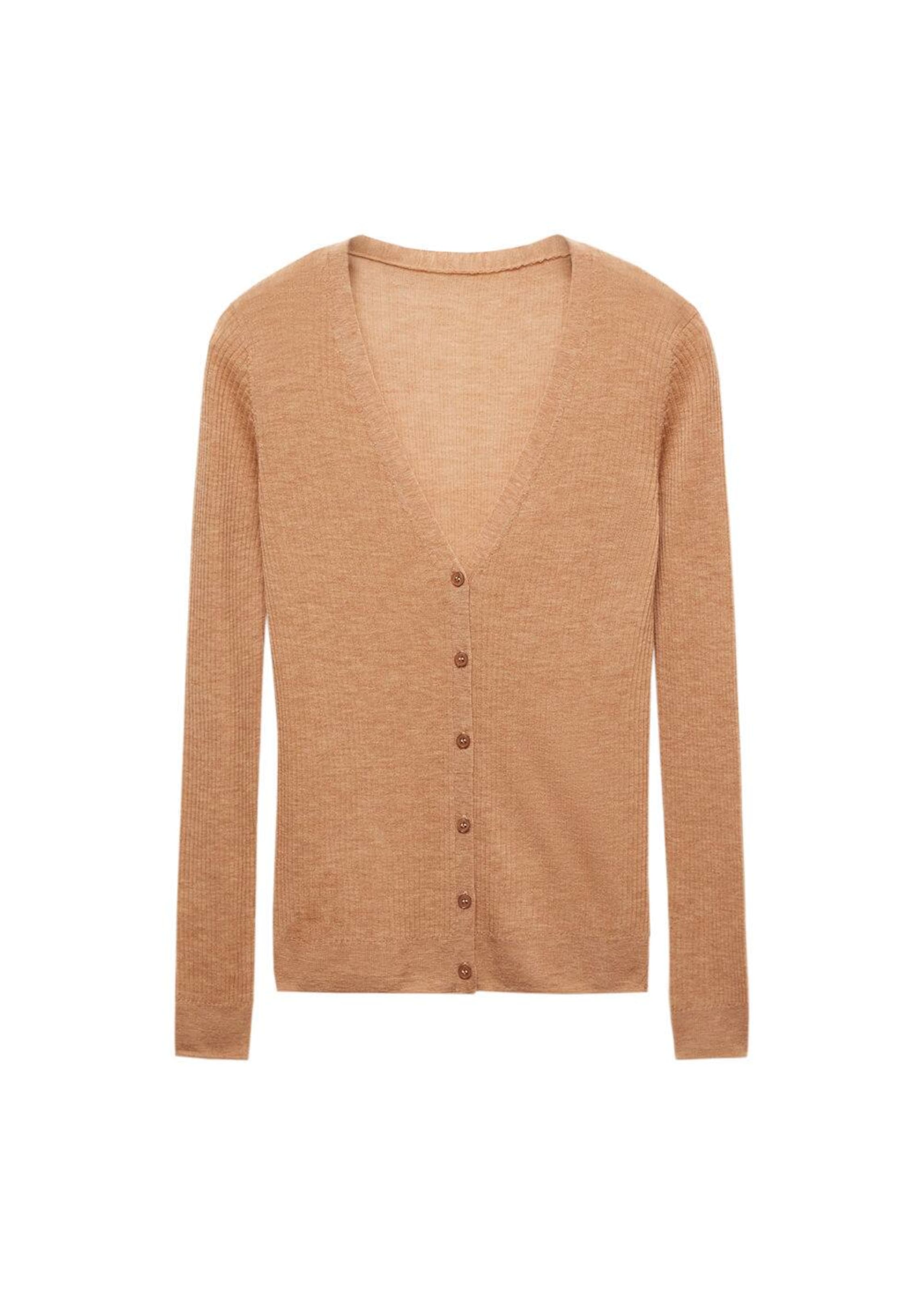 MANGO Cardigan 'Rodina' i brun: forside