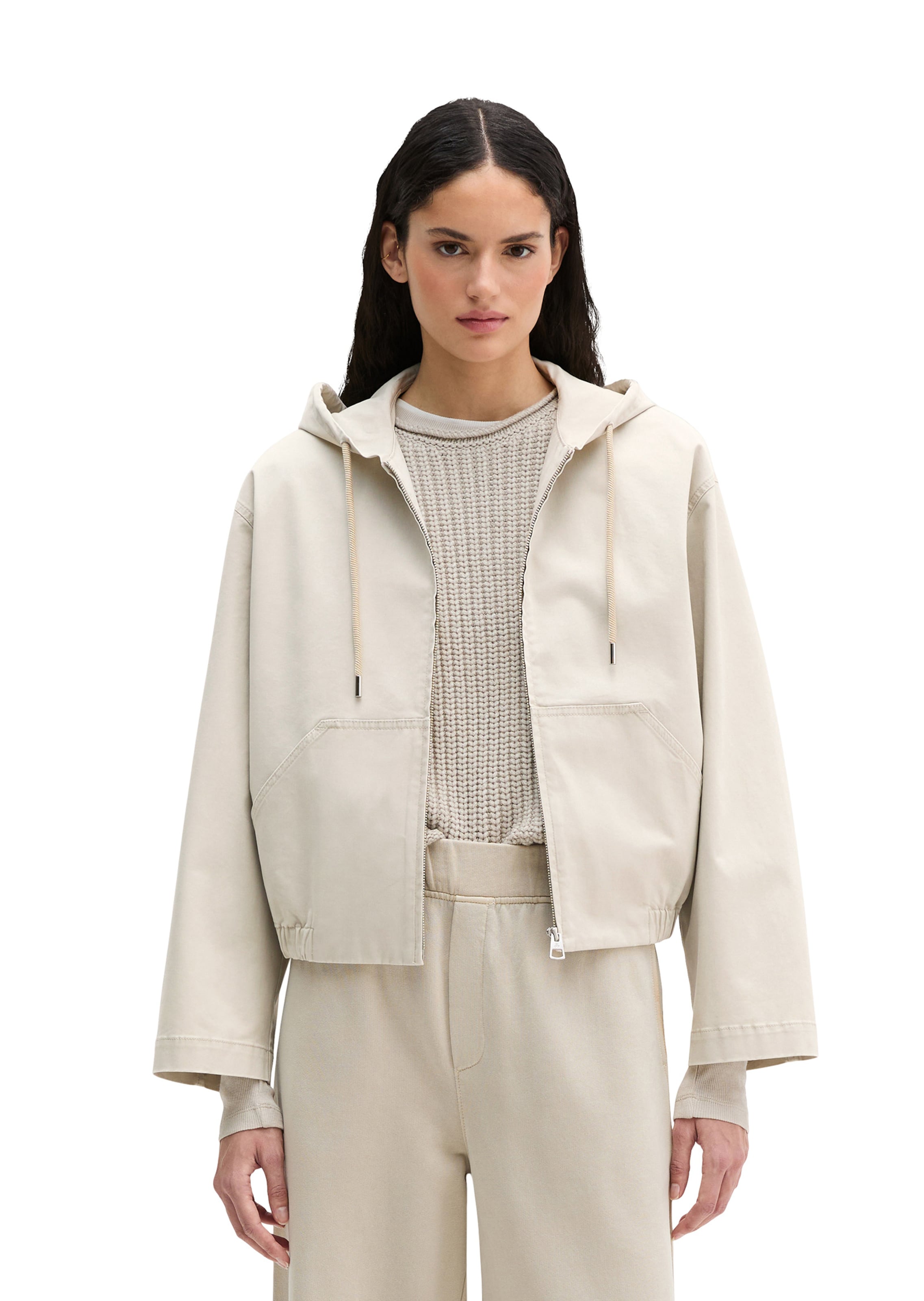 Veste mi-saison Marc O'Polo en gris : devant