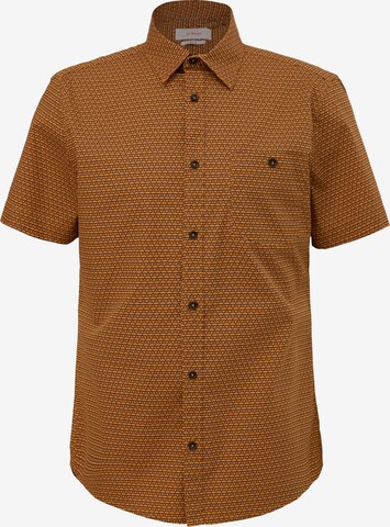 s.Oliver Button Up Shirt in Yellow: front