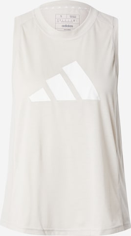 ADIDAS PERFORMANCE Спортивный топ в Серый: спереди