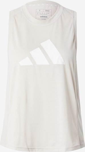 ADIDAS PERFORMANCE Sports Top in Light grey / White, Item view