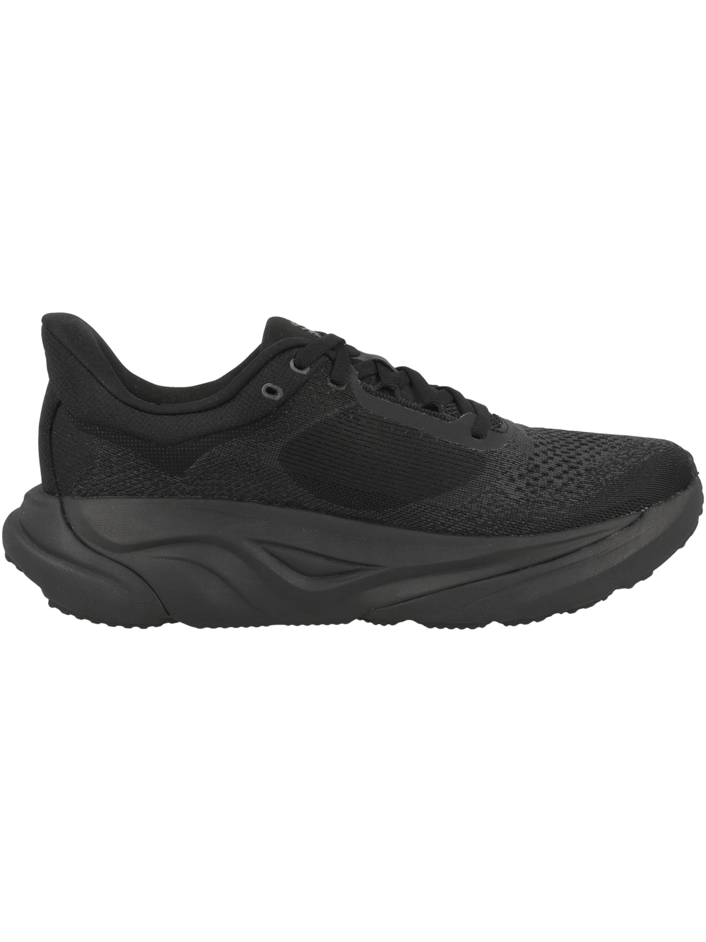 Chaussure de course 'Arahi 9' HOKA en noir : sur le côté