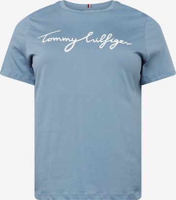 Tommy Hilfiger Curve Koszulka w kolorze niebieski: przód