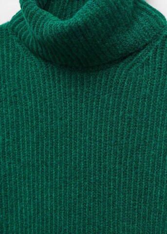 MANGO Knitted dress 'Robert' in Green