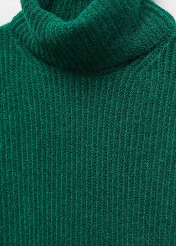 MANGO Knitted dress 'Robert' in Green