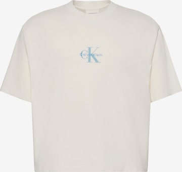 T-Shirt Calvin Klein Jeans en beige : devant