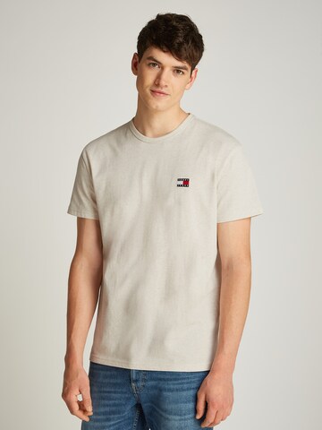 Tommy Jeans Tričko – béžová: přední strana