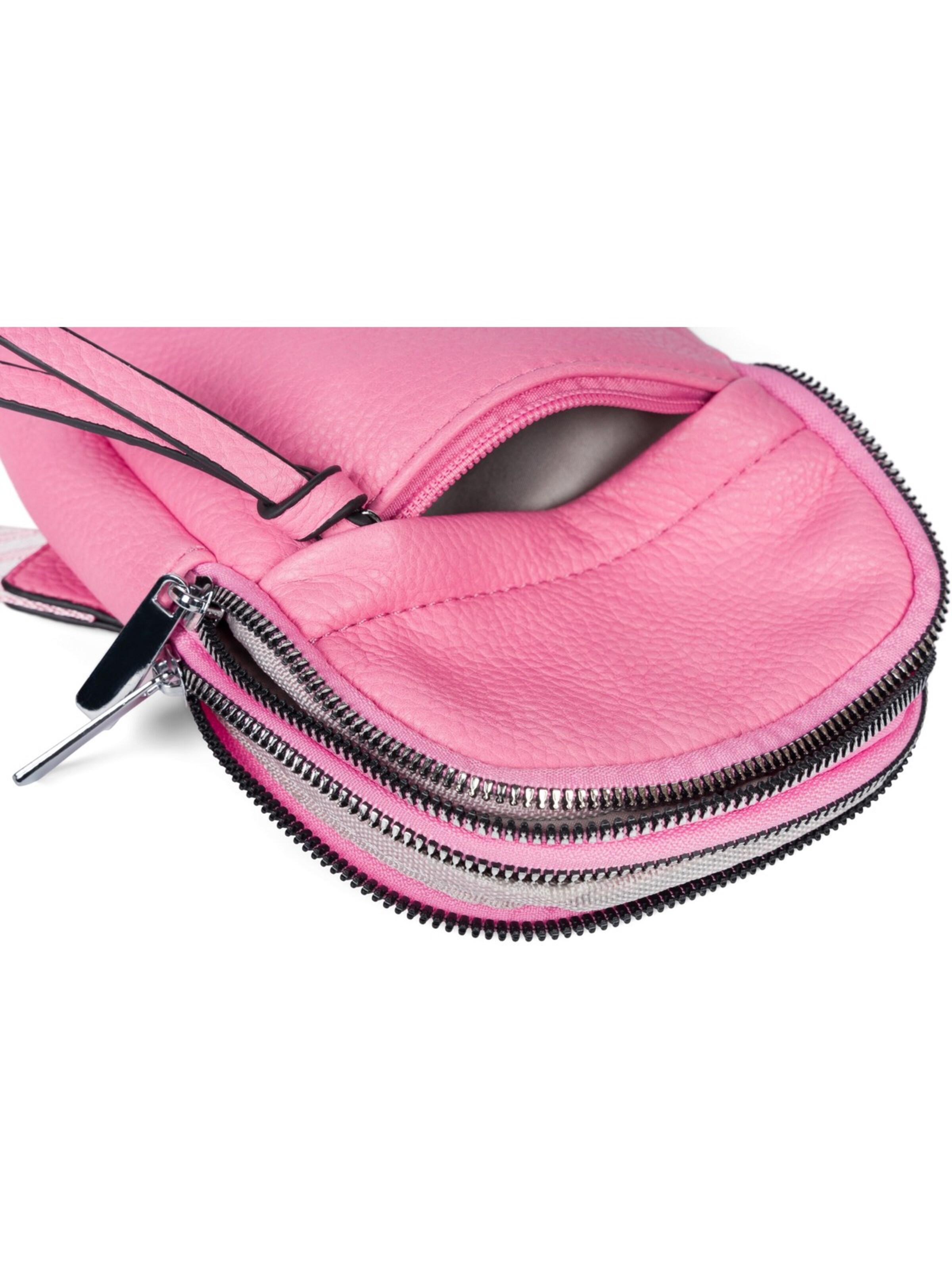 styleBREAKER Umhängetasche 'One Shoulder Rucksack Uni'‌ in Pink