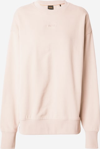BOSS Sweatshirt ' C_Eteia_2 ' in Pink: predná strana