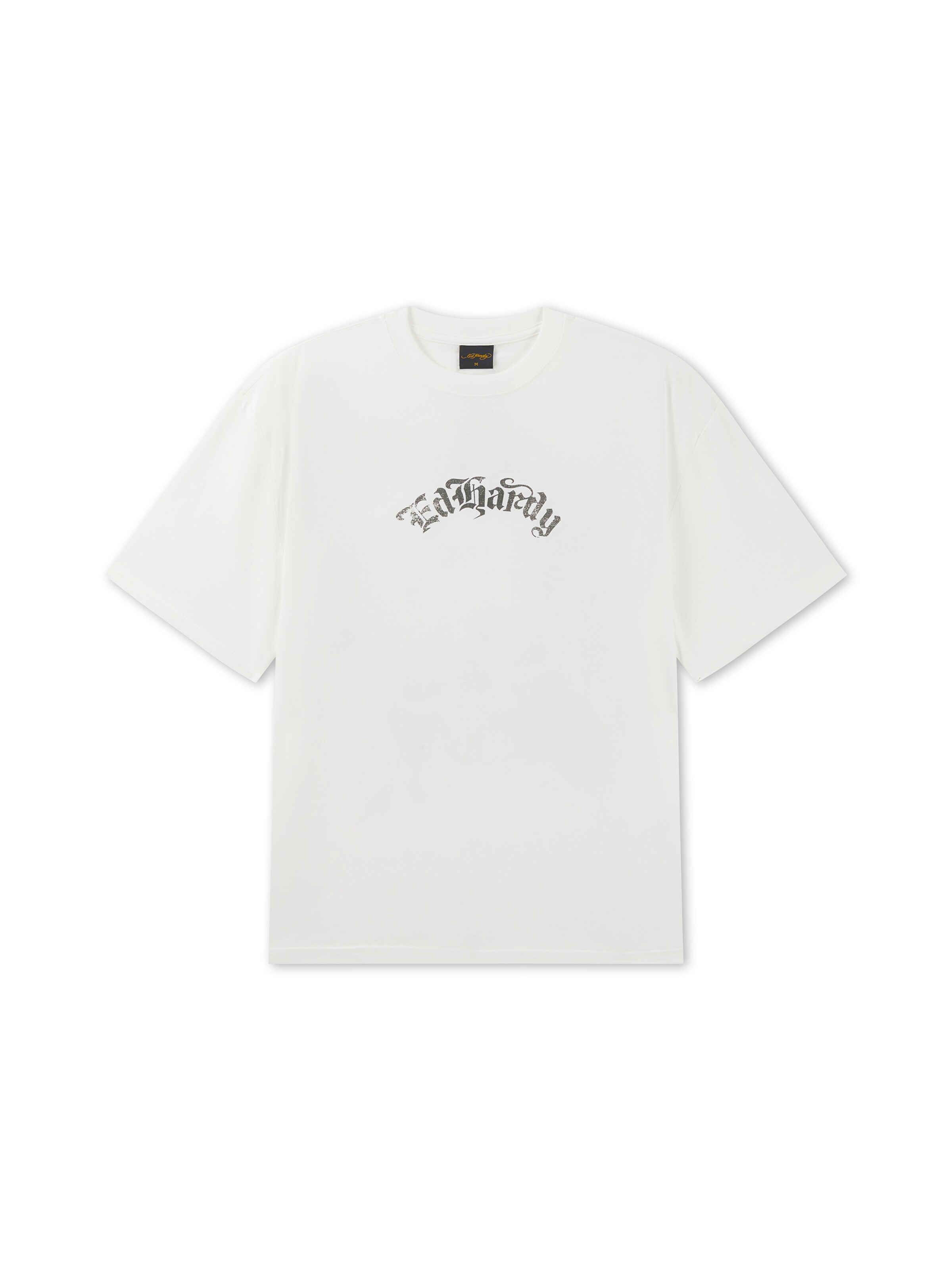 Ed Hardy Μπλουζάκι 'Faded Gothic Skull' σε S σε γκρι / μαύρο / λευκό, Άποψη προϊόντος
