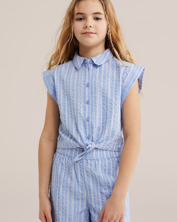 WE Fashion Блуза в синьо: отпред