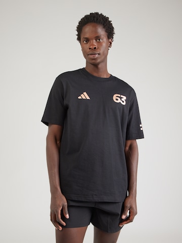 T-Shirt fonctionnel ADIDAS PERFORMANCE en noir : devant