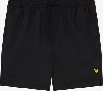 Lyle & Scott Regular Broek in Zwart: voorkant