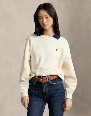 Polo Ralph Lauren Суичър в бяло: отпред