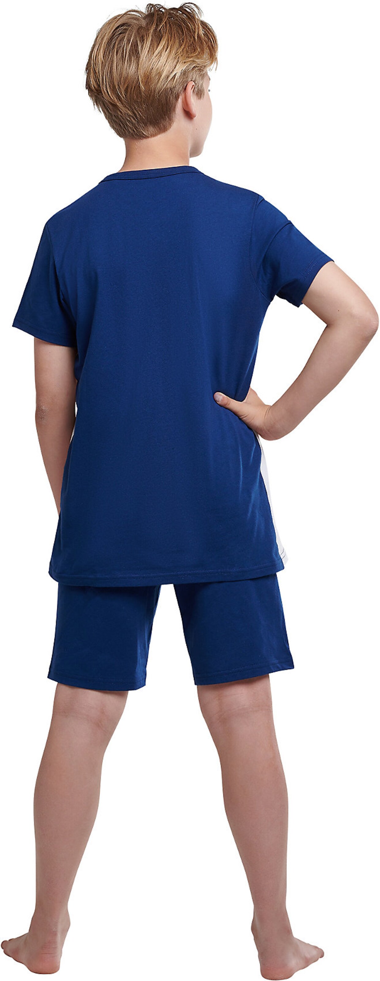 Ados T. 140-176 Pyjama SCHIESSER en Bleu Marine 