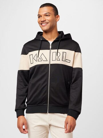 Karl Lagerfeld Sweat jacket in Black: front