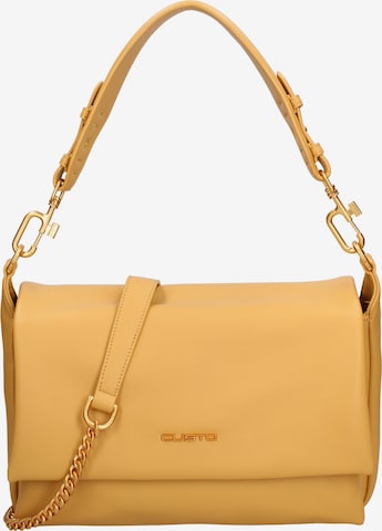 Borsa a spalla di Custo Barcelona in giallo: frontale