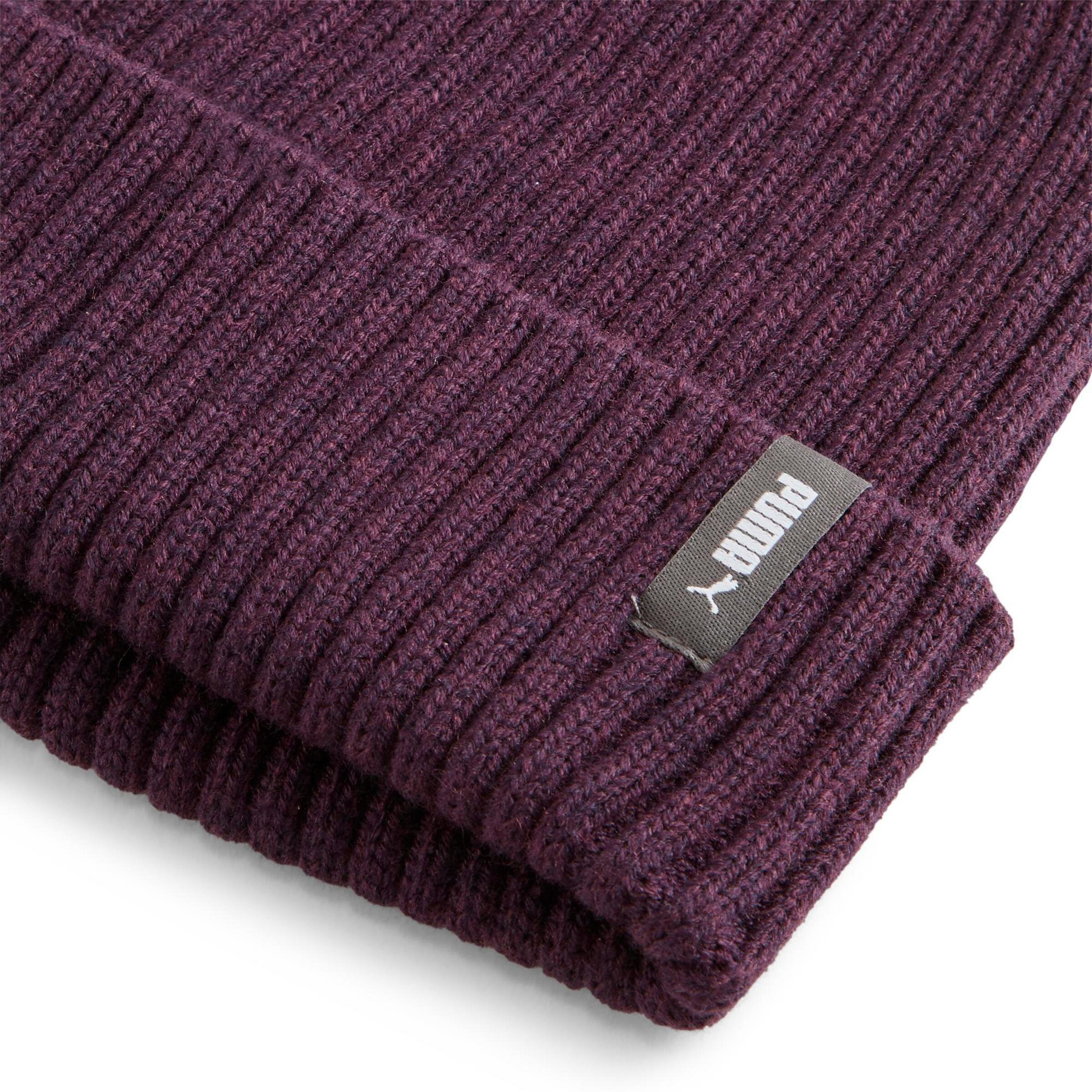 PUMA Beanie 'Classic Cuff' in Lila
