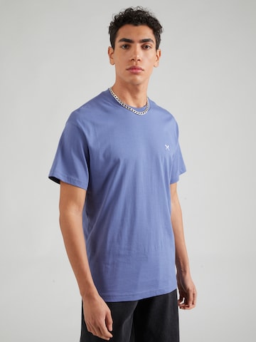 T-Shirt Iriedaily en bleu : devant
