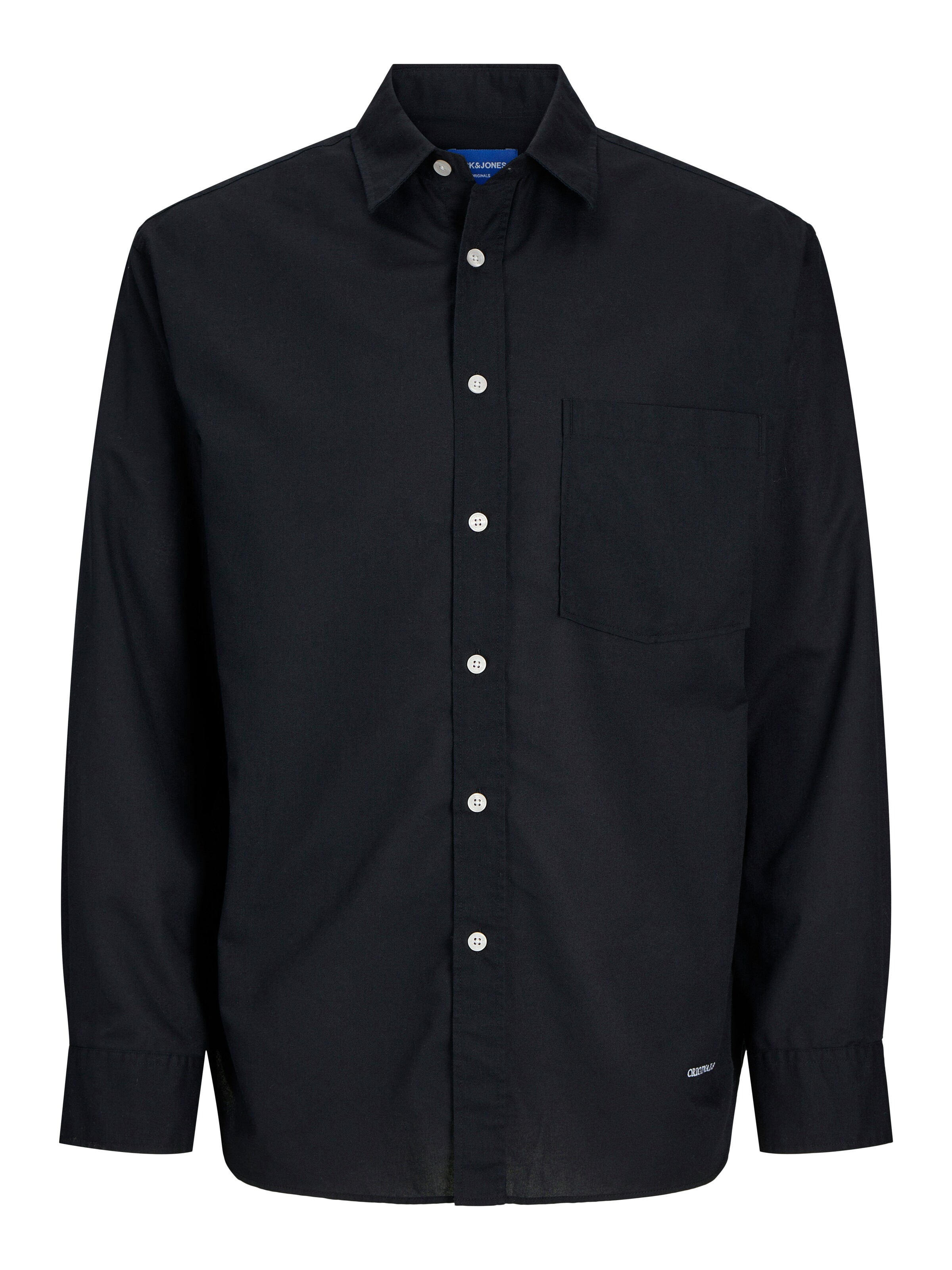 Comfort Fit Cămașă 'JORMargate' de la JACK & JONES pe negru: față