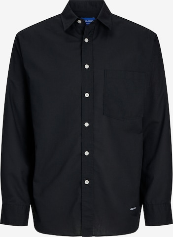 Chemise 'JORMargate' JACK & JONES en noir : devant