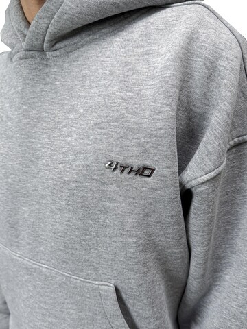 4thD - Sudadera 'Hoodie - Grey Melange' en gris