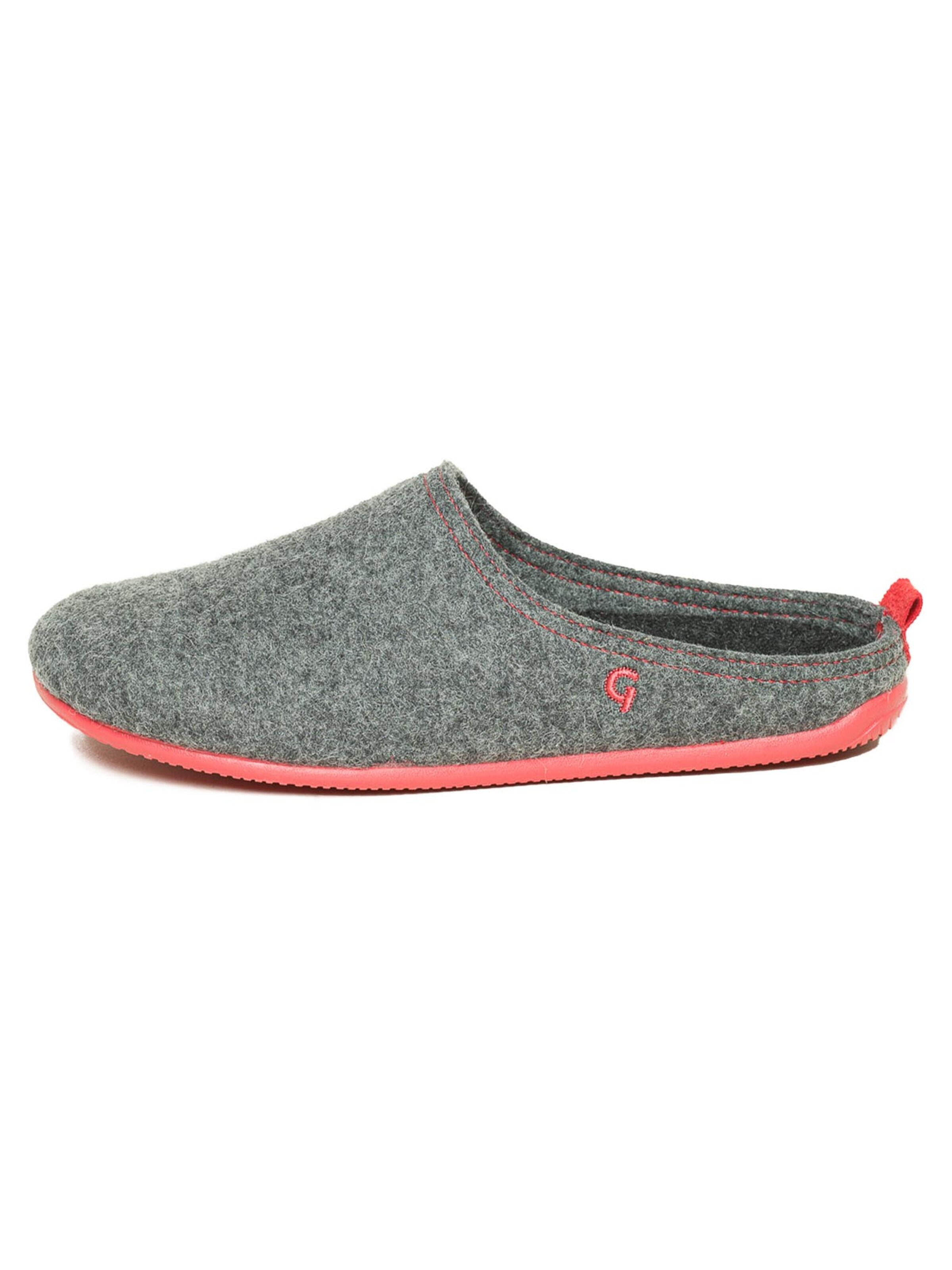 Gottstein Muiltjes 'Wool Slide-In' in Grijs: voorkant