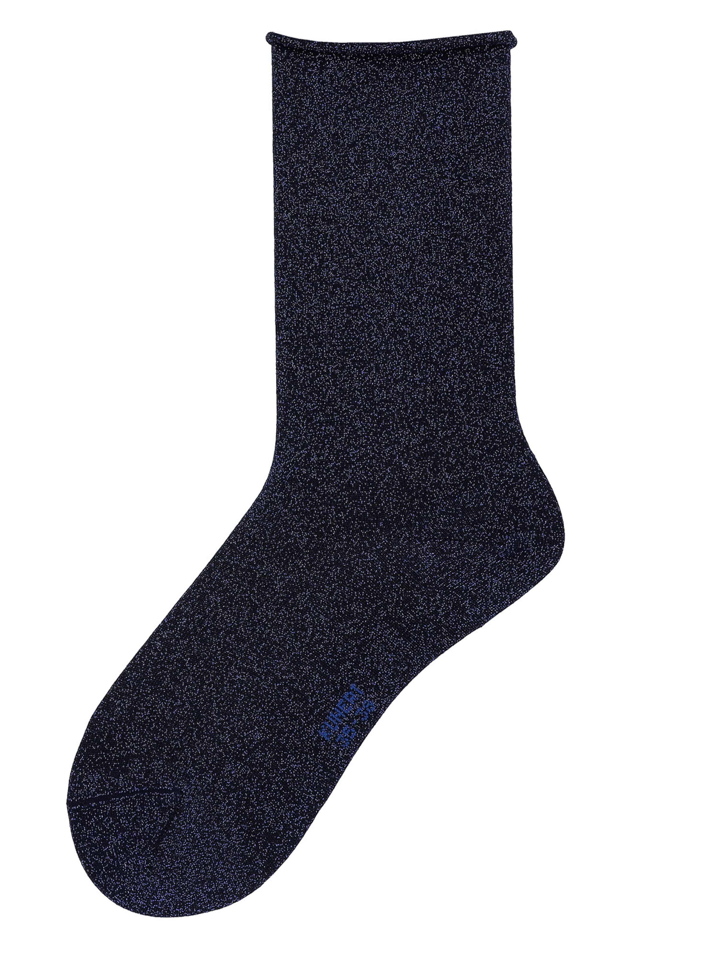 KUNERT Socken 'Sparkling Citynight' in Blau: Vorderseite