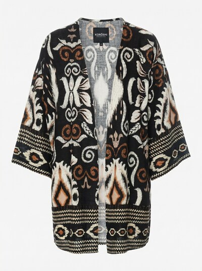 KOROSHI Kimono pieejams XL, krāsa - jauktu krāsu / melns, Preces skats
