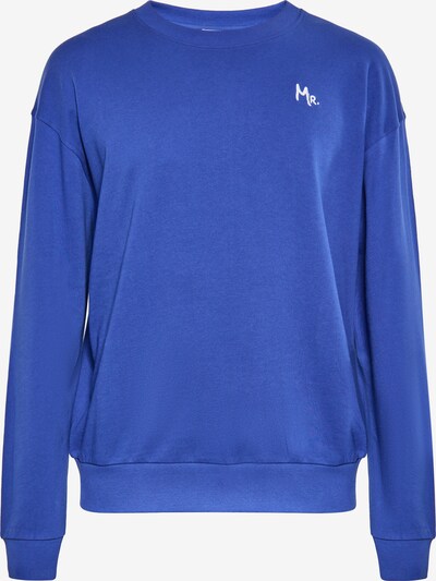 MO Sweatshirt in blau / weiß, Produktansicht