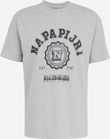 NAPAPIJRI Shirt 'QUITO' in Grey: front