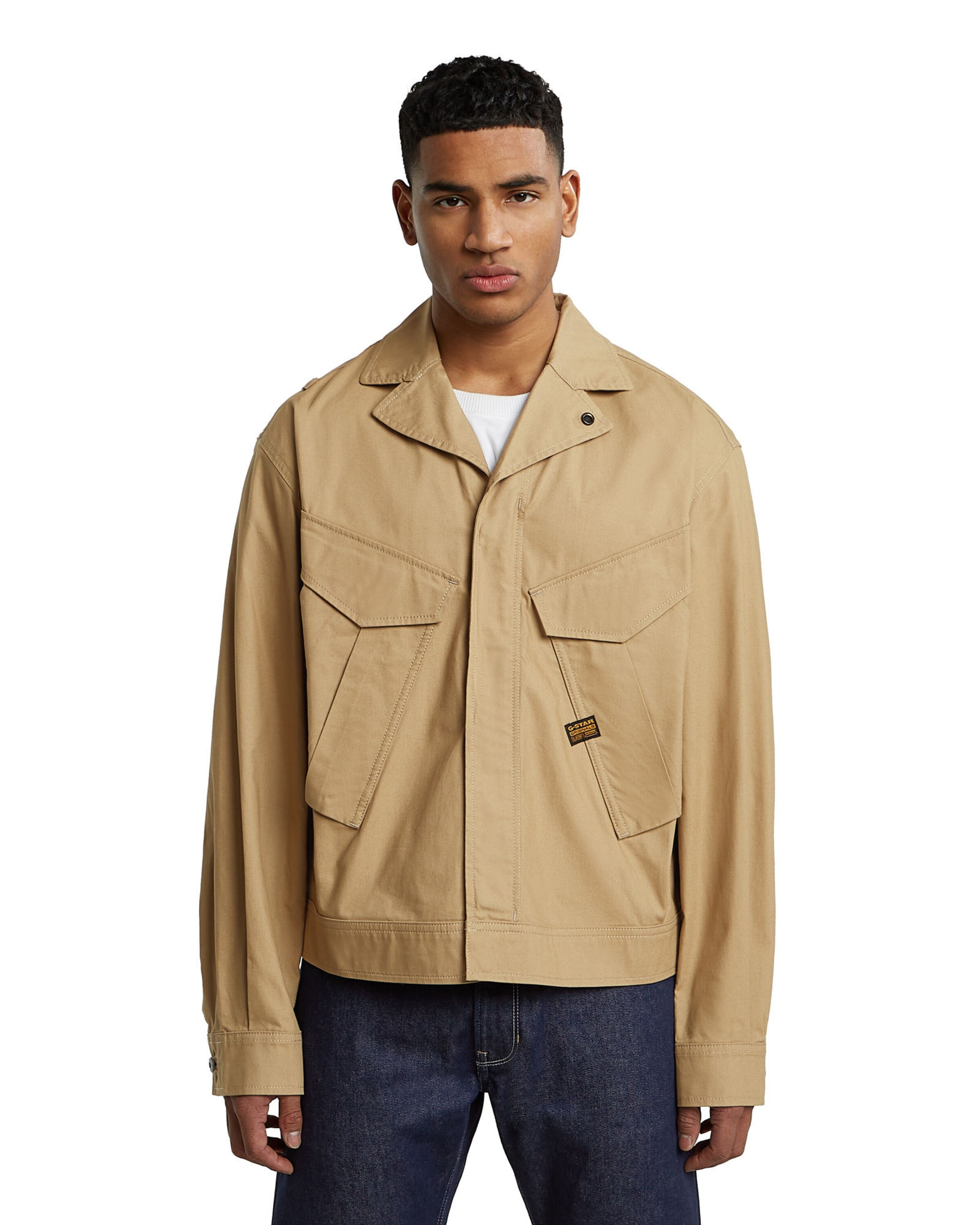 G-STAR Jacke in Beige: Vorderseite