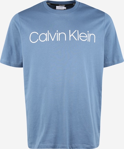 Calvin Klein Big & Tall T-Shirt en bleu / blanc, Vue avec produit