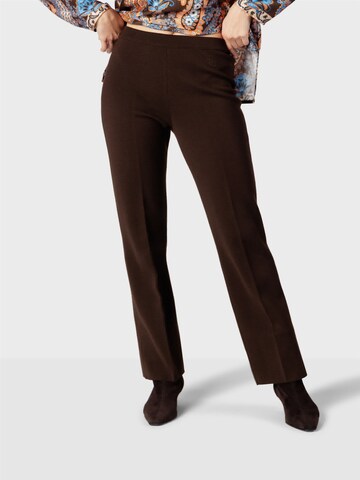 regular Pantaloni con piega frontale ' ' di NAULOVER in marrone: frontale