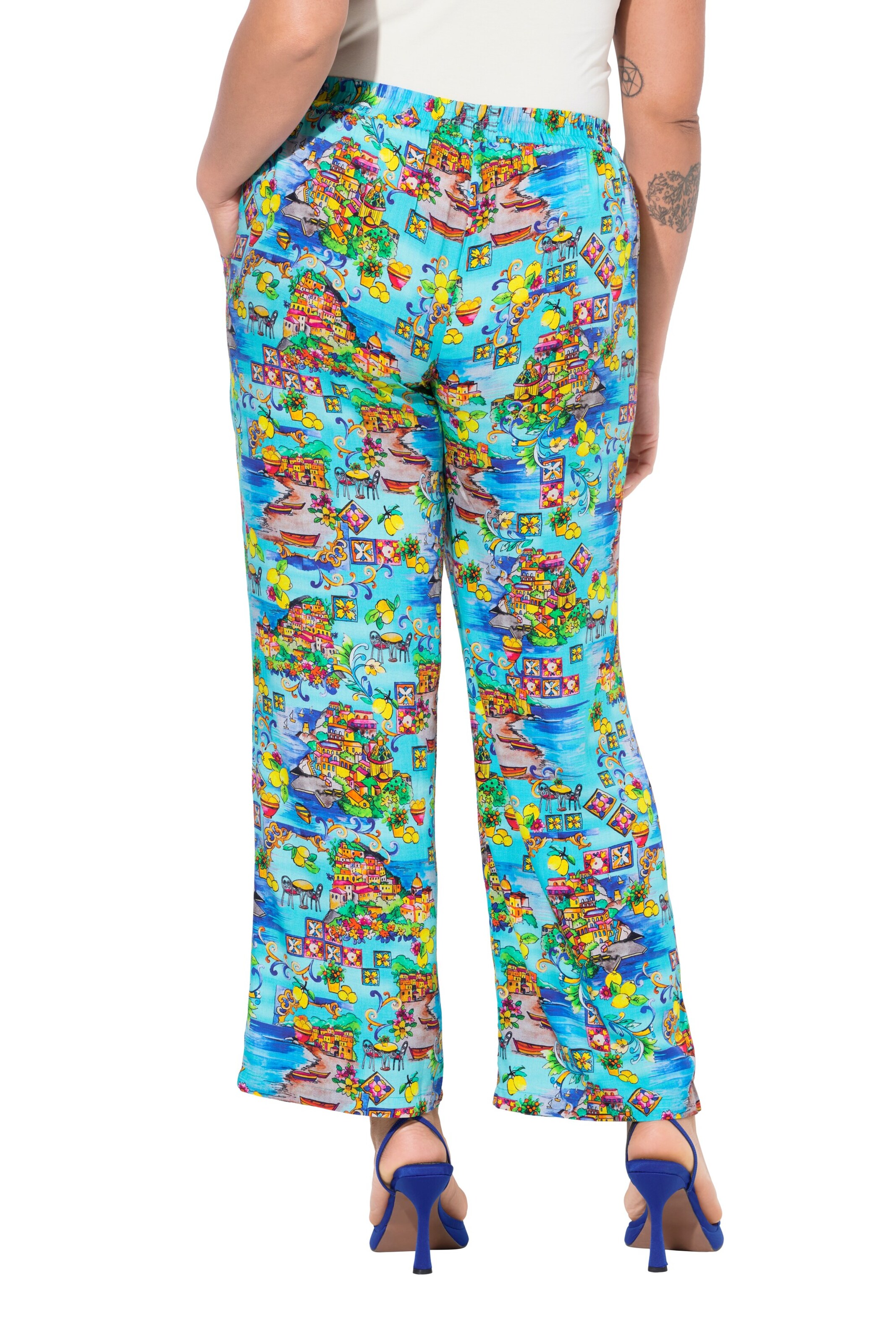 MIAMODA Regular Hose in Blau