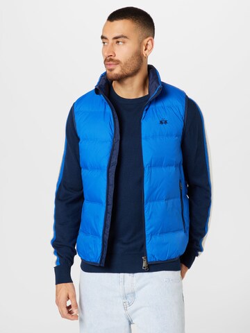 La Martina Bodywarmer in Blauw: voorkant