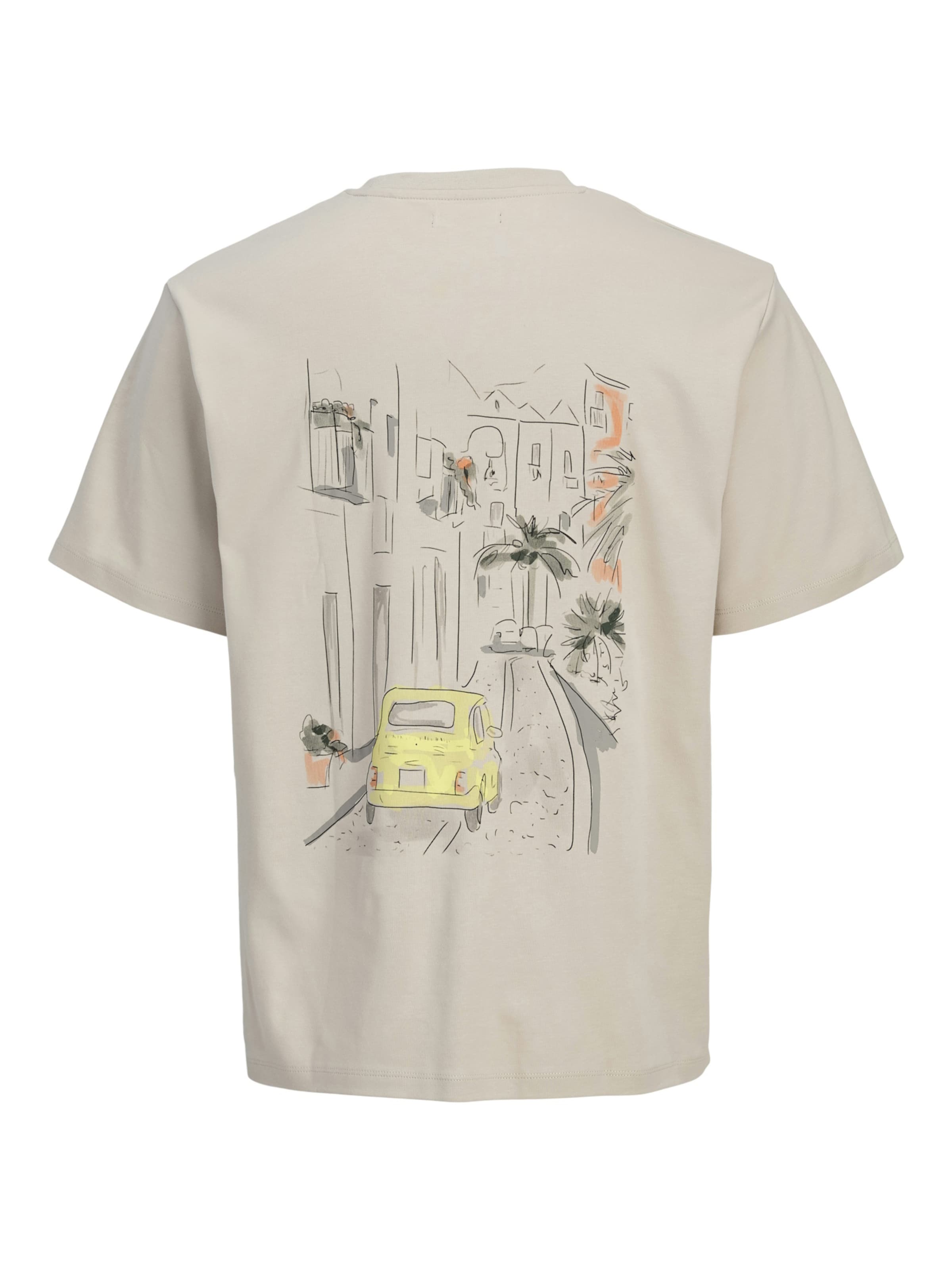 Maglietta 'Destination' di JACK & JONES in grigio