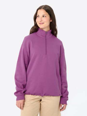VAUDE Sportsweatshirt 'Redmont' in Lila: Vorderseite