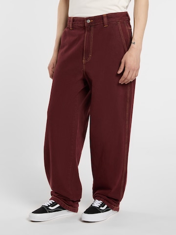 DICKIES Luźne Jeansy 'Madison' w kolorze czerwony