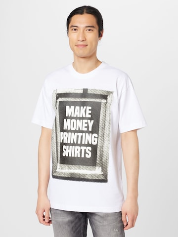 T-Shirt MARKET en blanc : devant