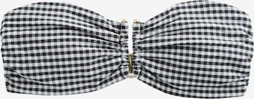 NextBandeau Bikini gornji dio - crna boja: prednji dio